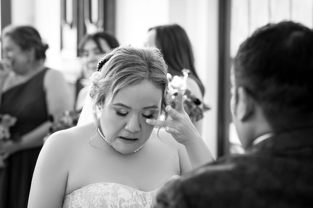 tears wedding photographer ceremony